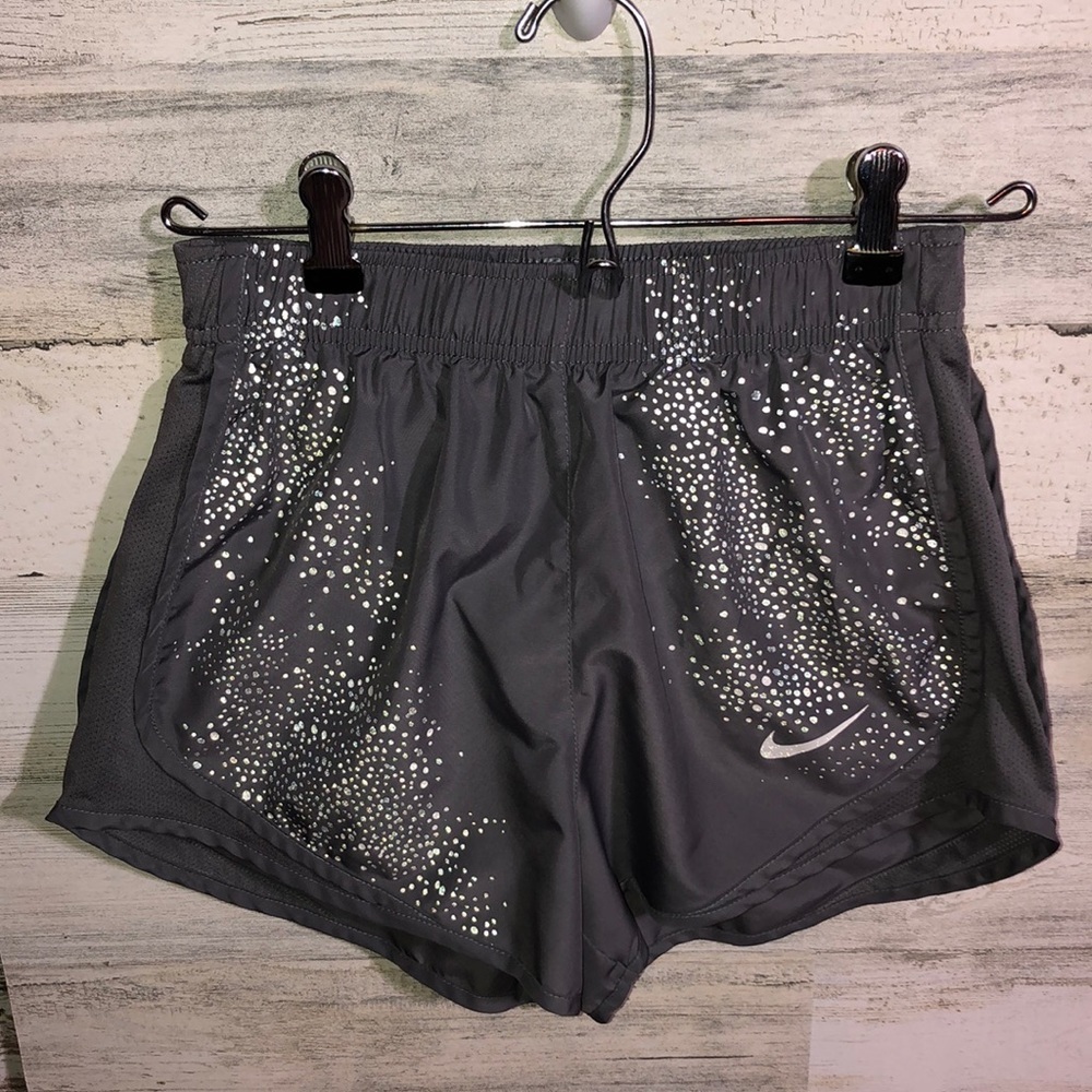 Nike dri fit shorts size XS SPARKLY or spotted shiny shorts athletic wear gym​​